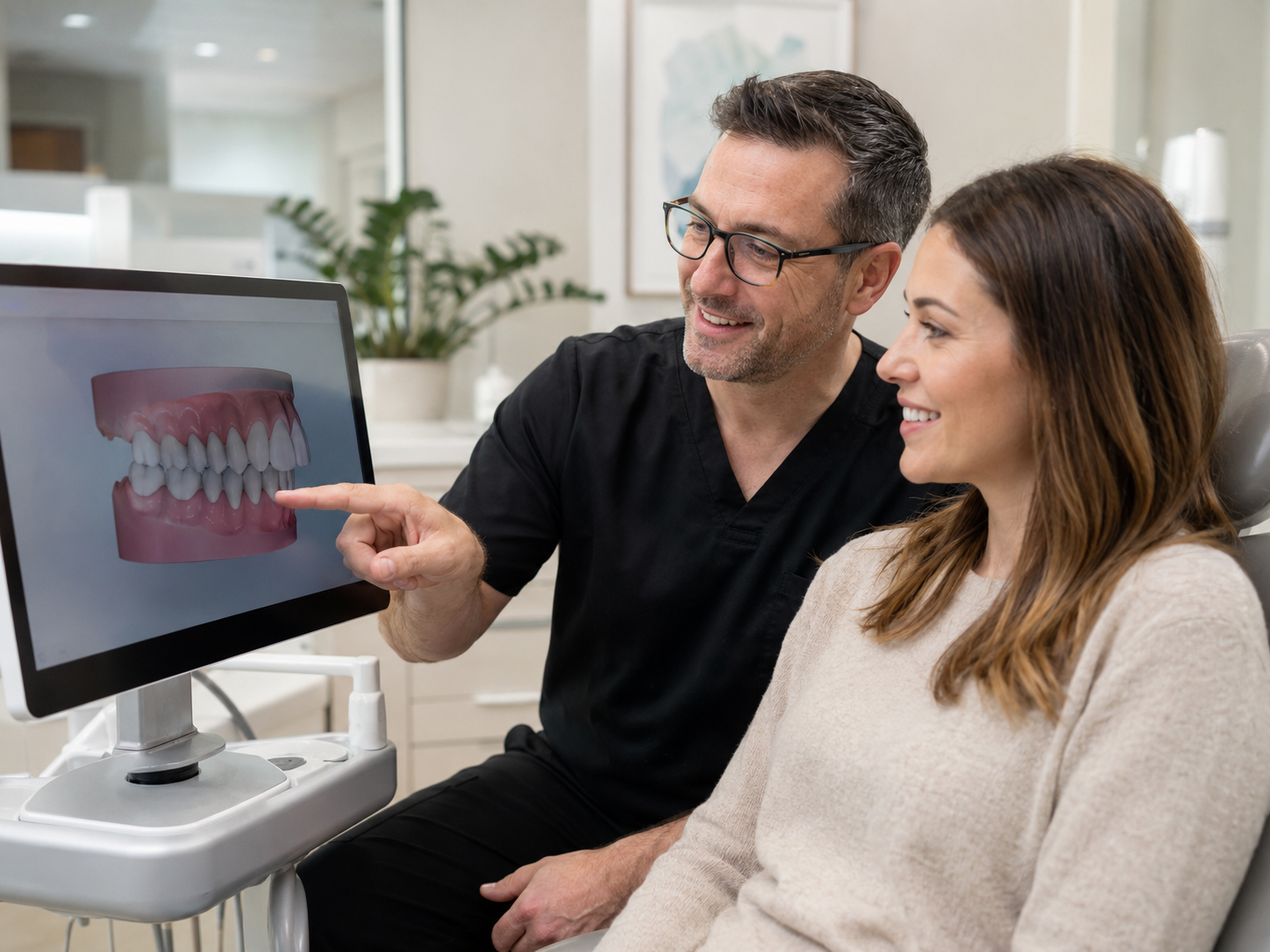 How does an orthodontist correct a deep bite