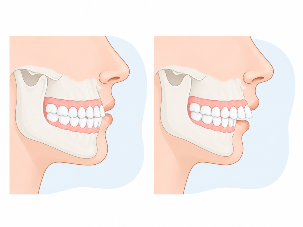 Overjet vs. Overbite